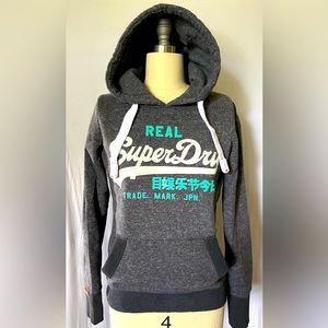 Superdry. Women’s XS. Gray grit color.